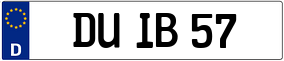 Truck License Plate